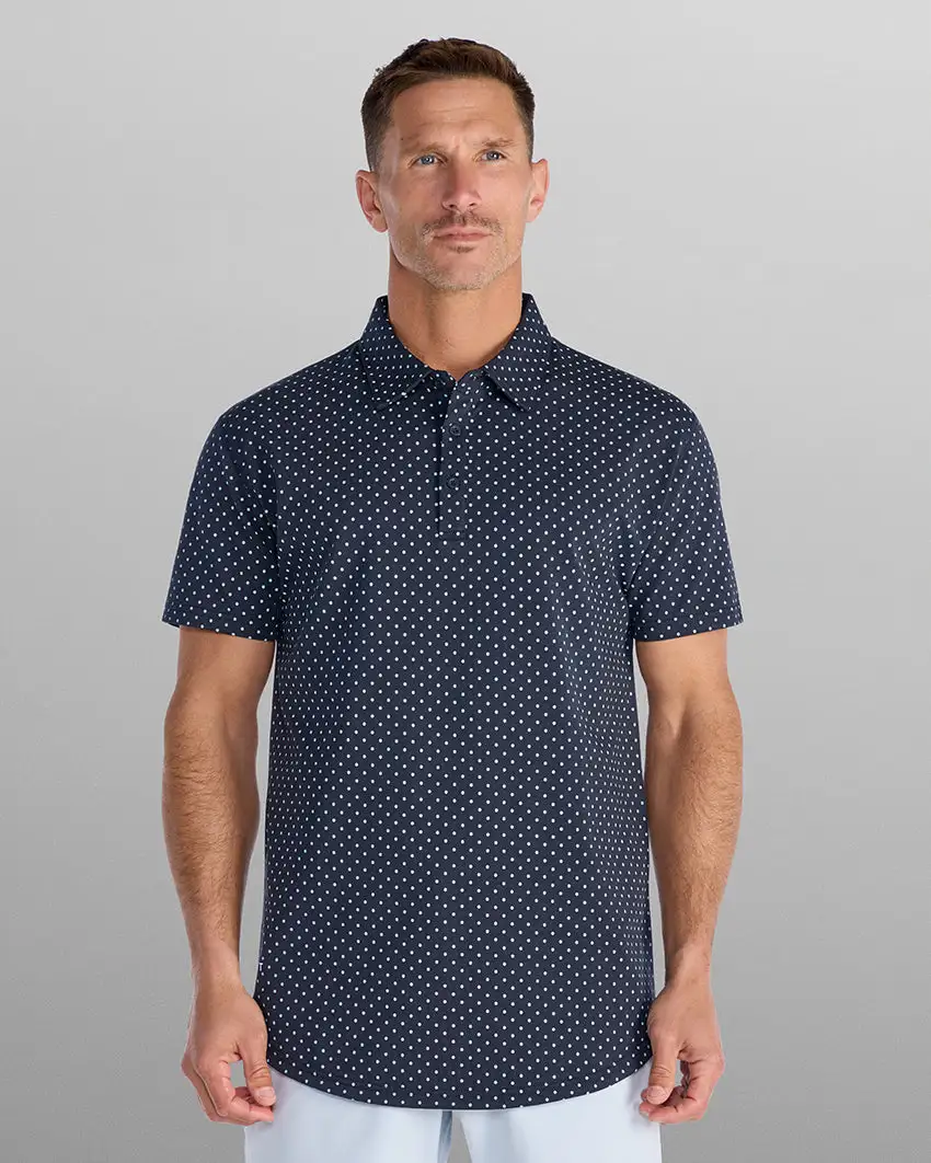 Drop-Cut: Lux Dotted Polo