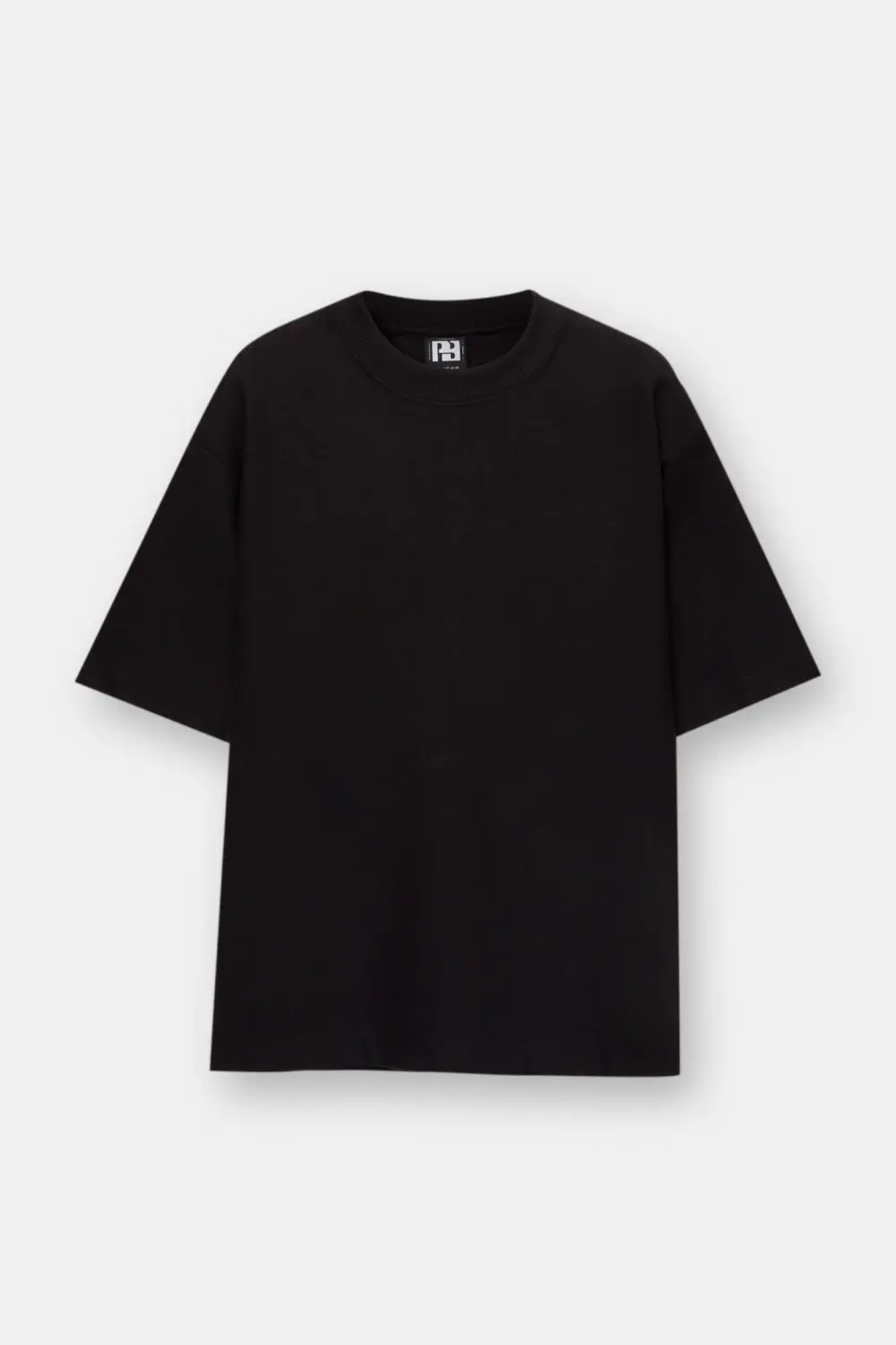 Textured short sleeve sweatshirt