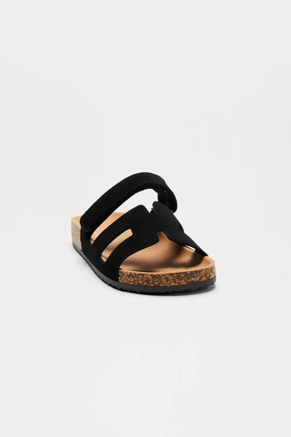 Kindra Cork Sandals - Black