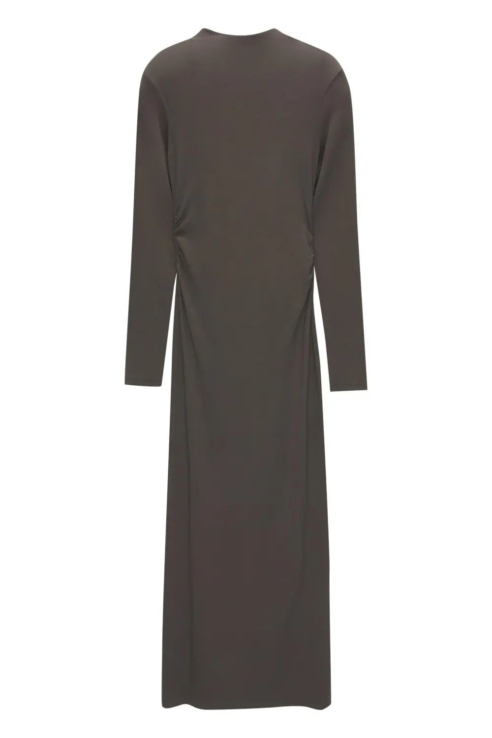 Vestido midi manga larga