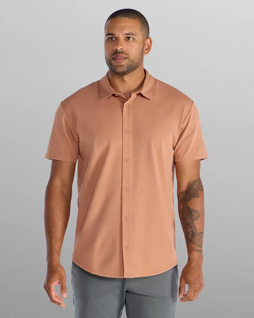 Lux Short Sleeve Button Down