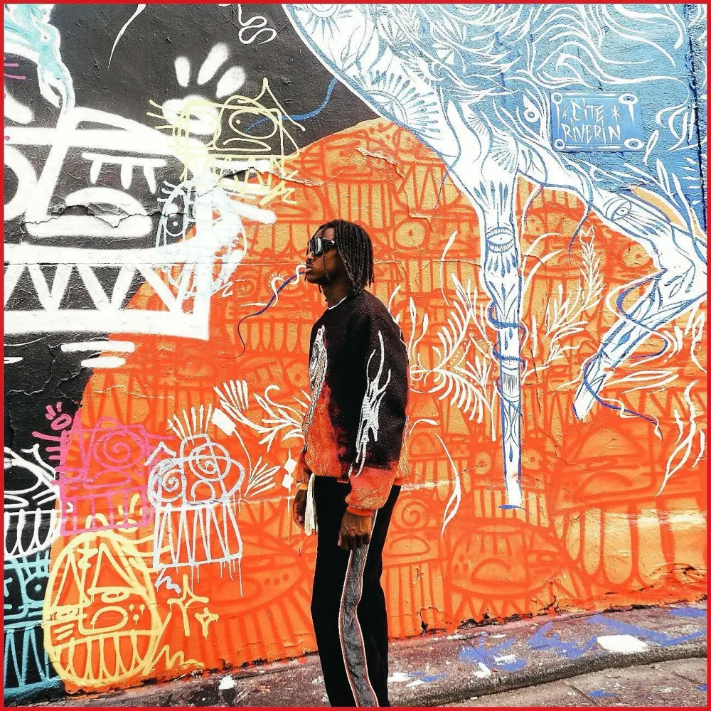 Orange Sweater Renaissance Street Wear Fashion Printing Seasonal Trend Special Design
