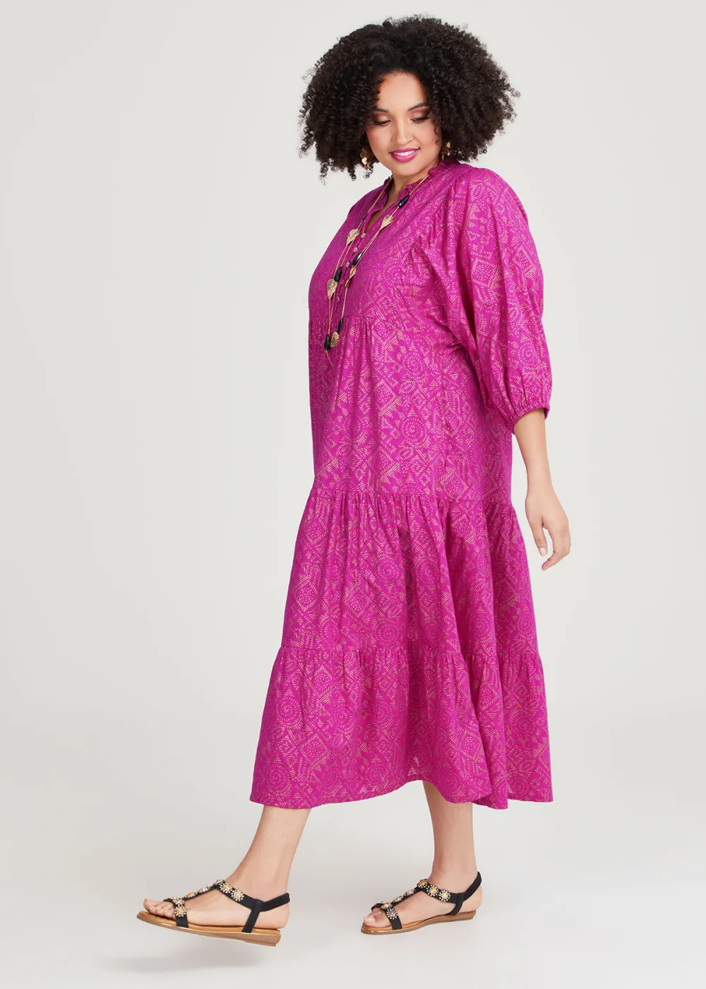 Cotton Gilded Dress