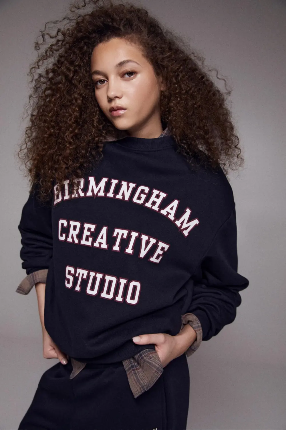Sudadera gráfico varsity