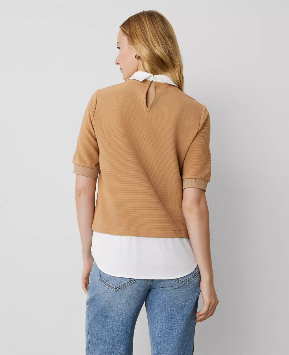 Layered Mixed Media Top