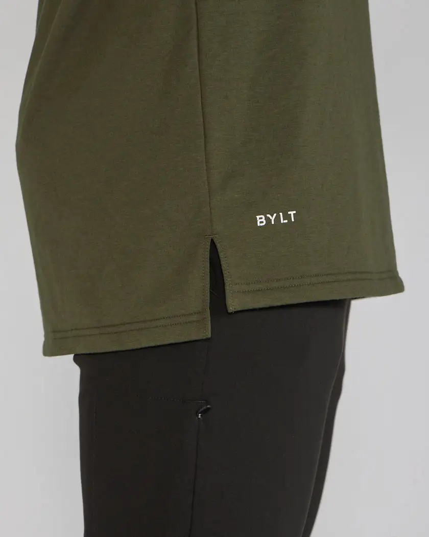 Long Sleeve: Bylt Signature Split Hem