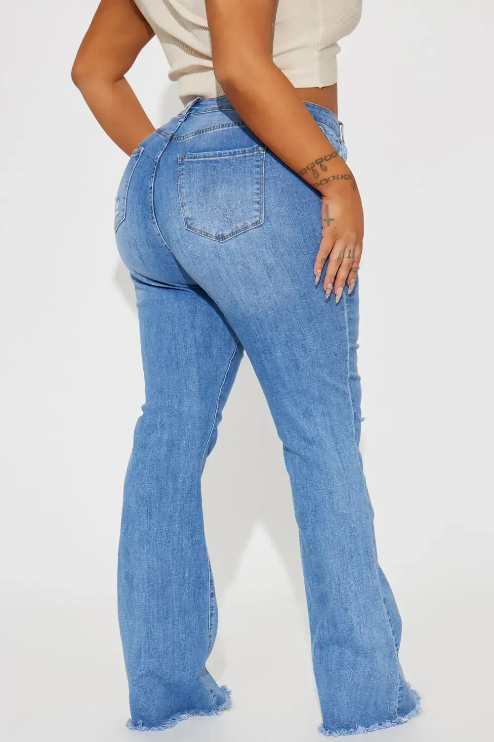 Live And Learn Stretch Bootcut Jeans - Medium Wash