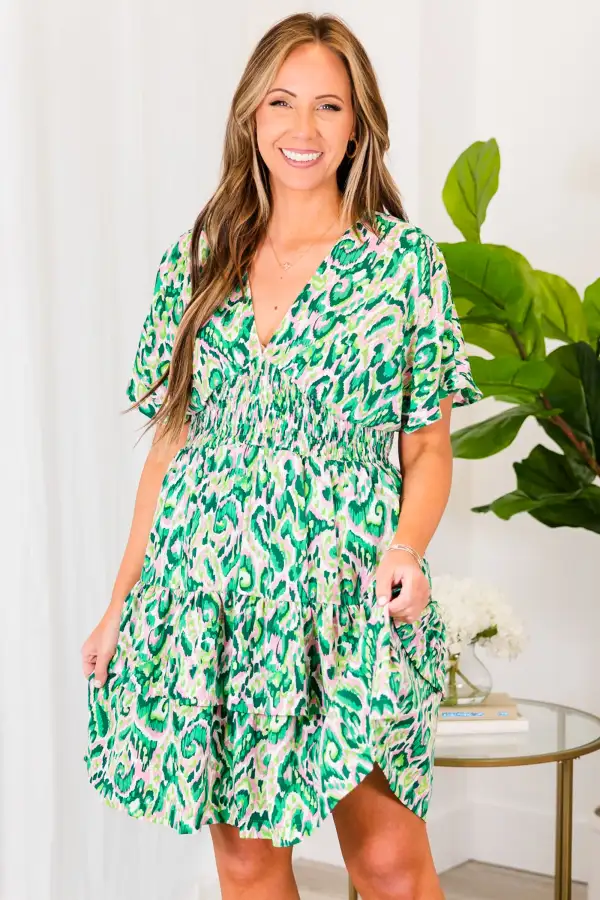Good Intentions Dress, Green