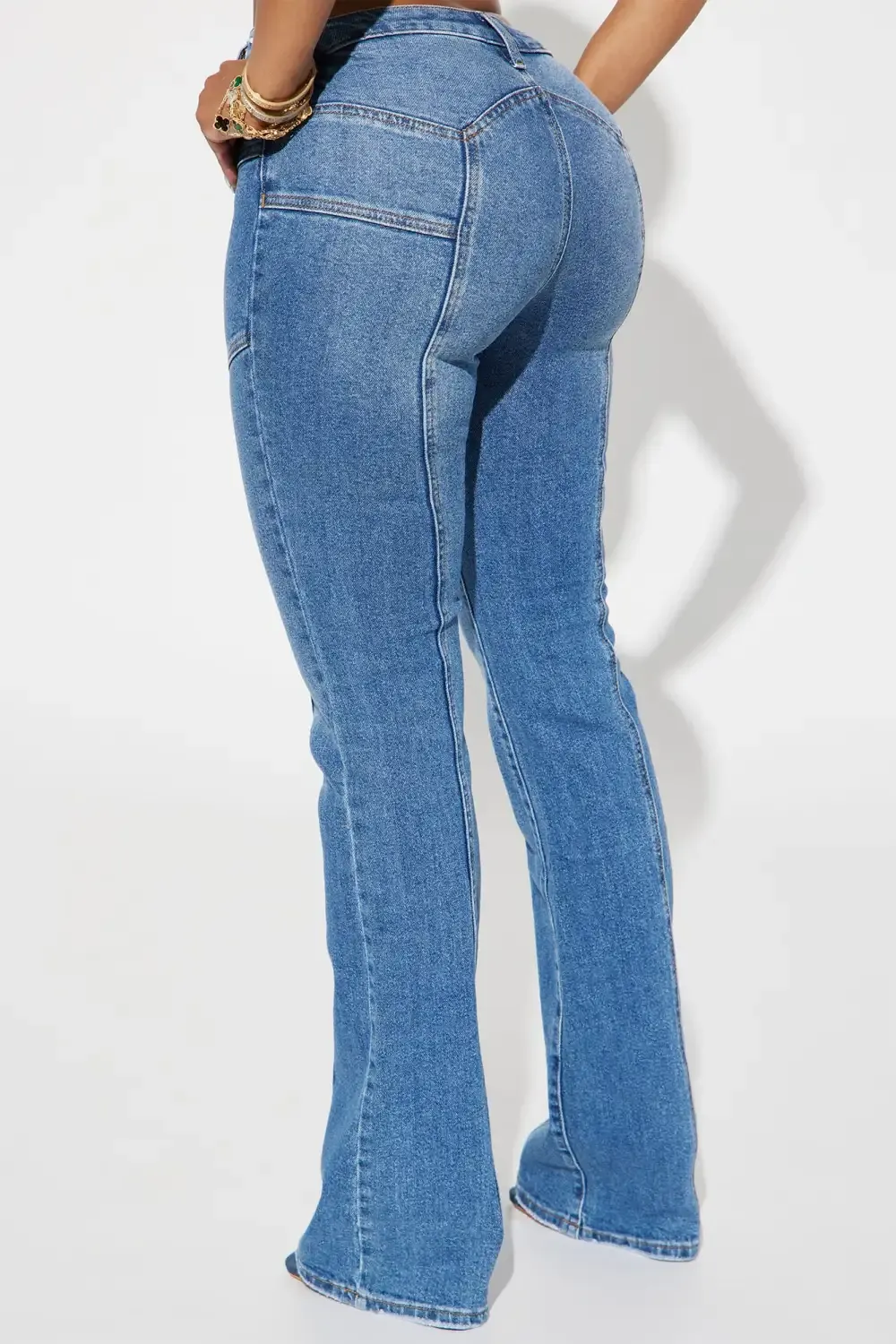 Cheyenne High Rise Bootcut Jeans - Medium Wash