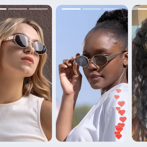 livho 2025 Trendy Oval Sunglasses - Stylish Polarized Shades for Everyday - Retro Metal Frames, Gold/Silver/Black