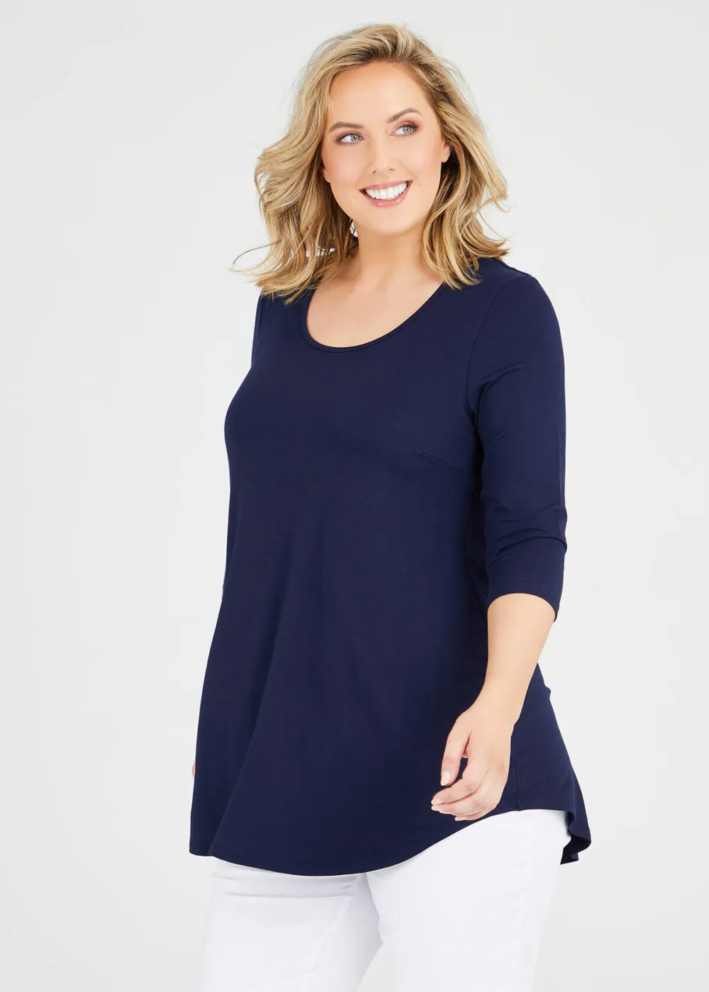 Bamboo Base 3/4 Sleeve Top