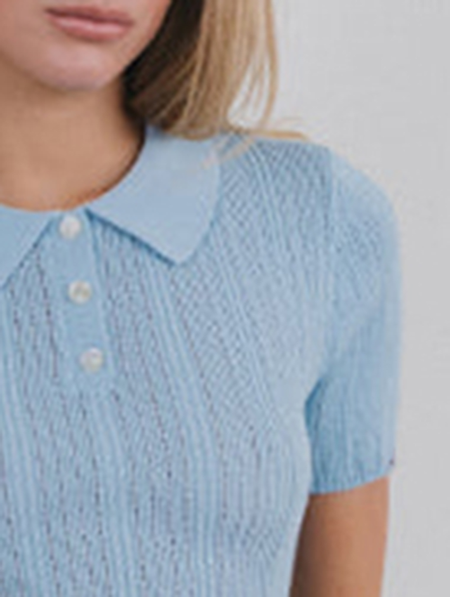 Top In Baby Blue