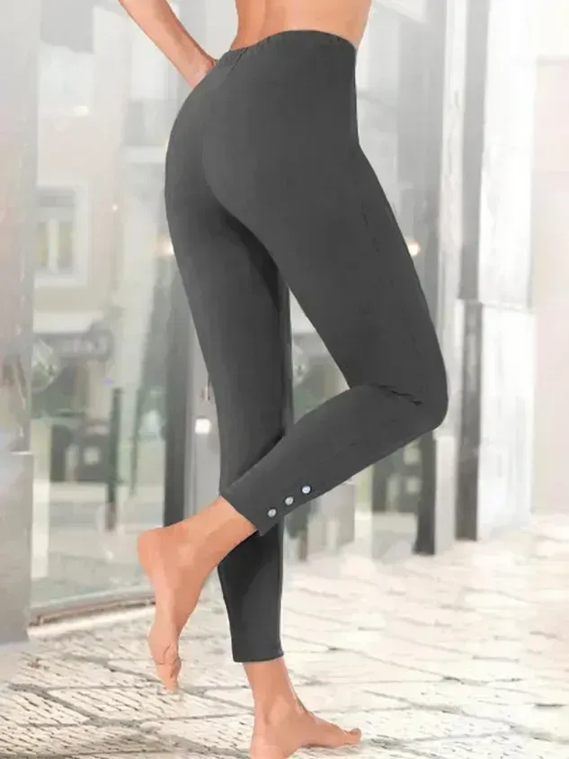 Plain Casual Leggings