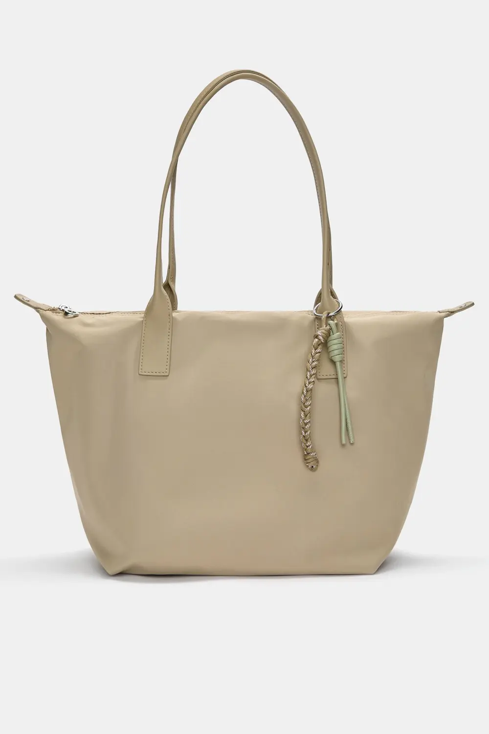 Bolso shopper nylon adorno