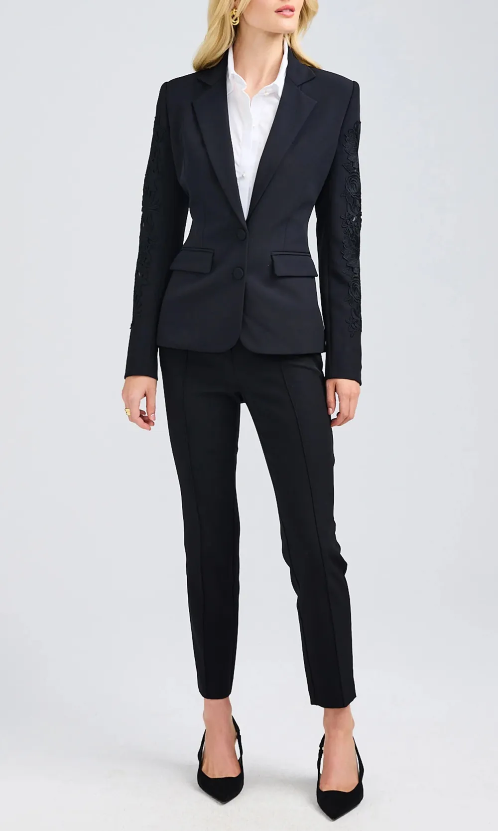 Venturi Lace Combo Blazer