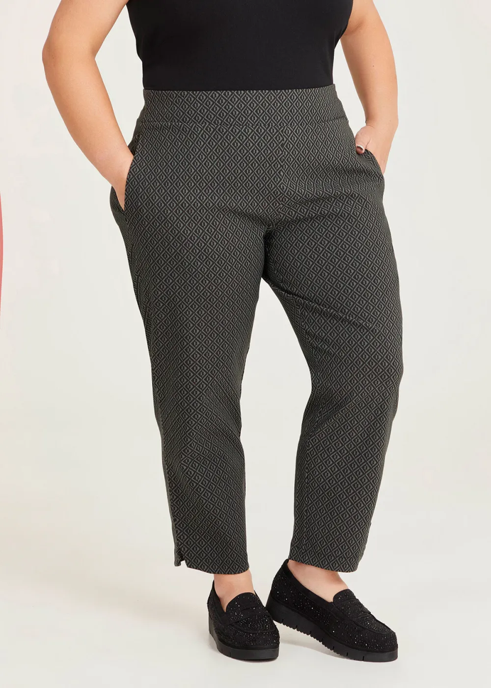 Petite Stretch Geo Kaissy Pant