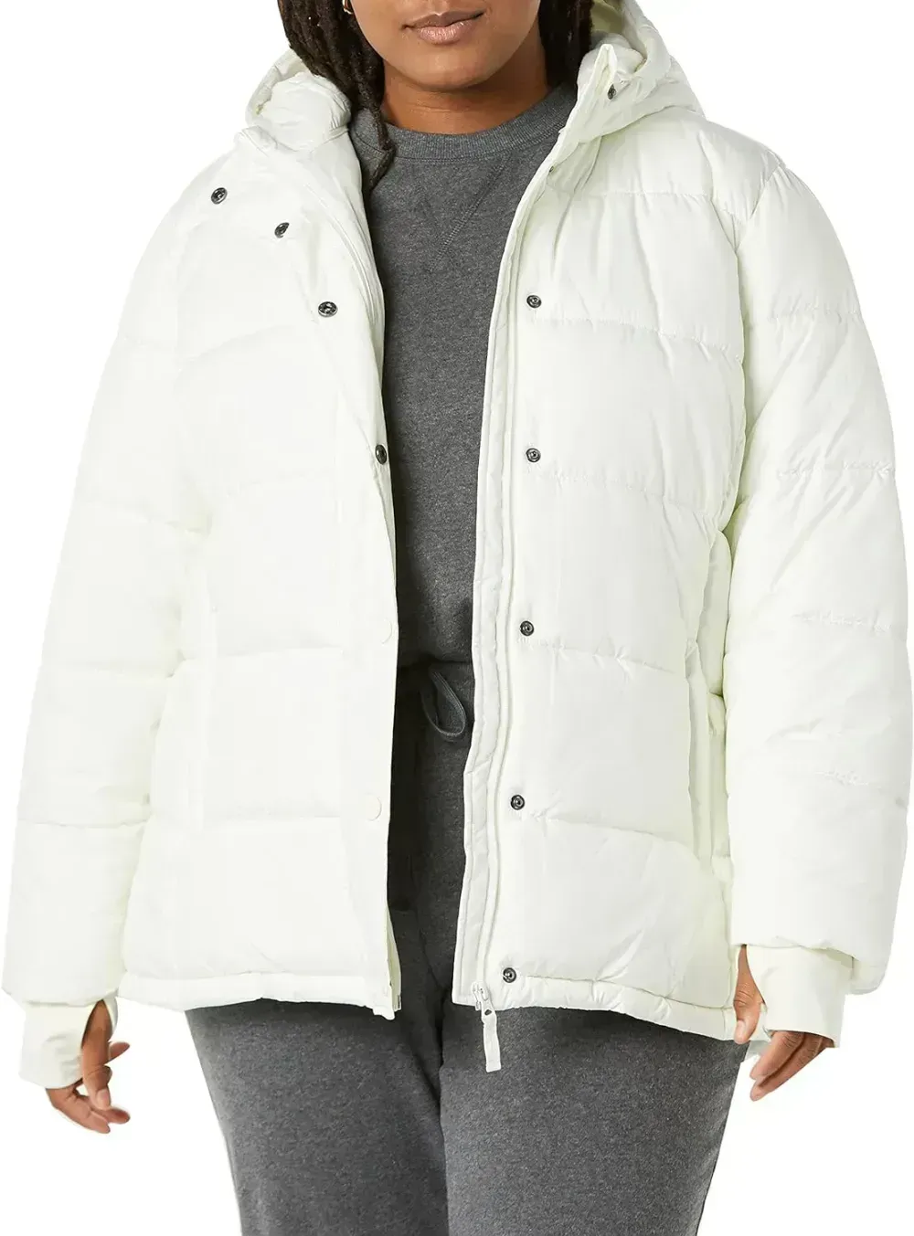 Women's Heavyweight Long-Sleeve Hooded Puffer Coat (Available in Plus Size)