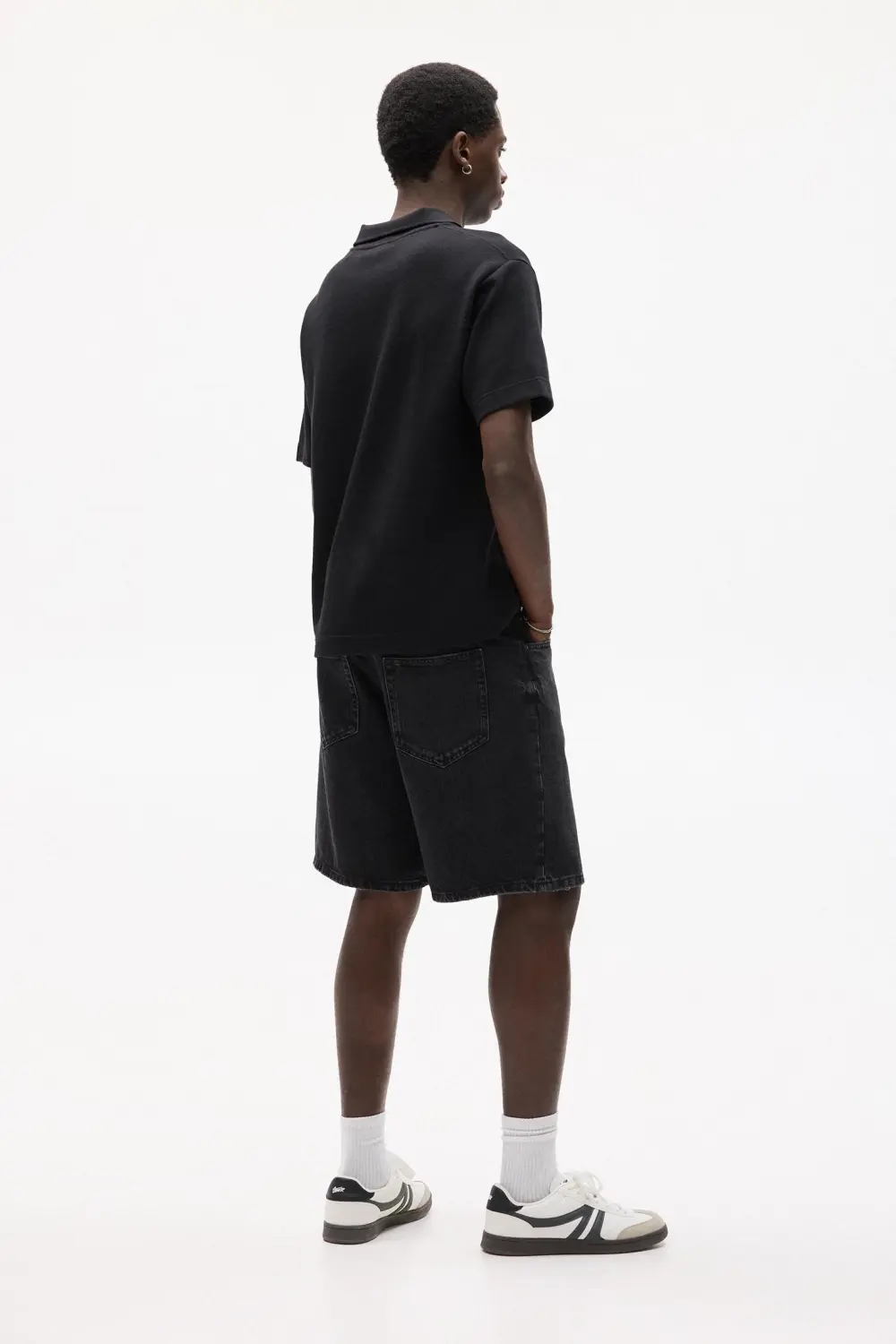 Standard denim Bermuda shorts