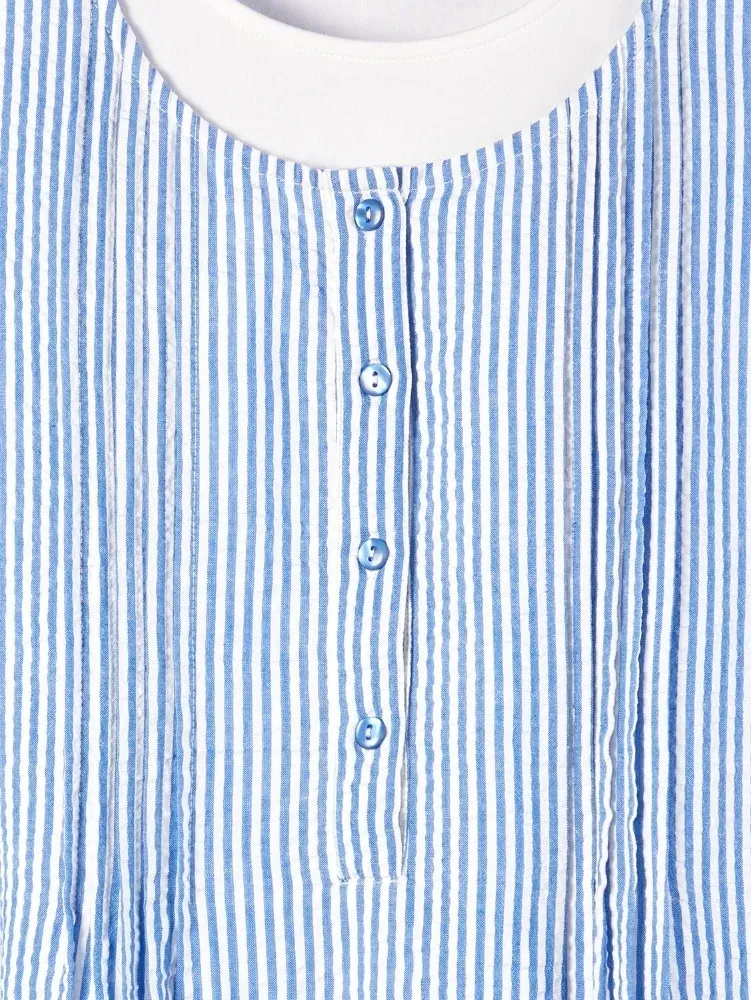 Seersucker Pintuck Jumper
