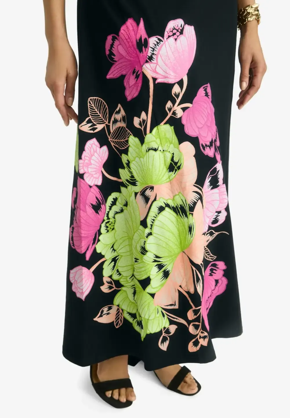 Stretch Cotton Tank Maxi Dress