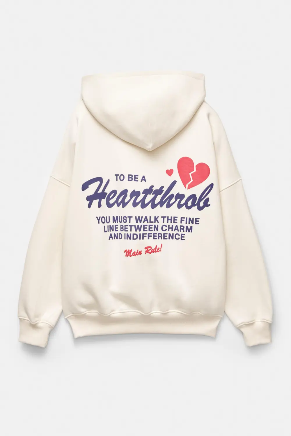 Sudadera capucha corazón roto