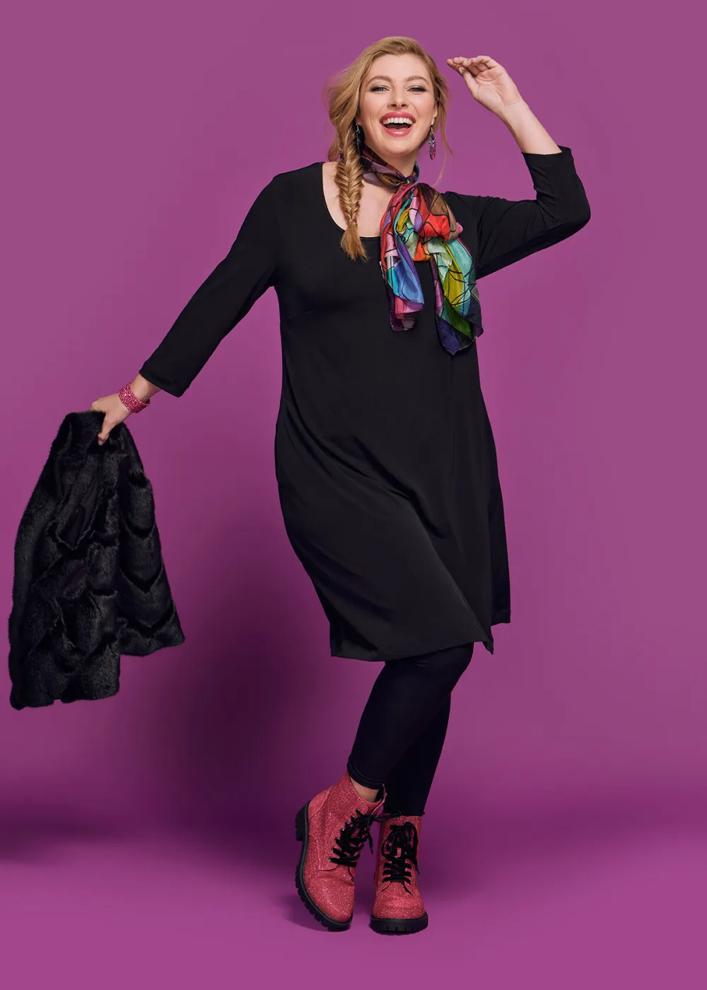 Luna Ultimate 3/4 Sleeve Dress