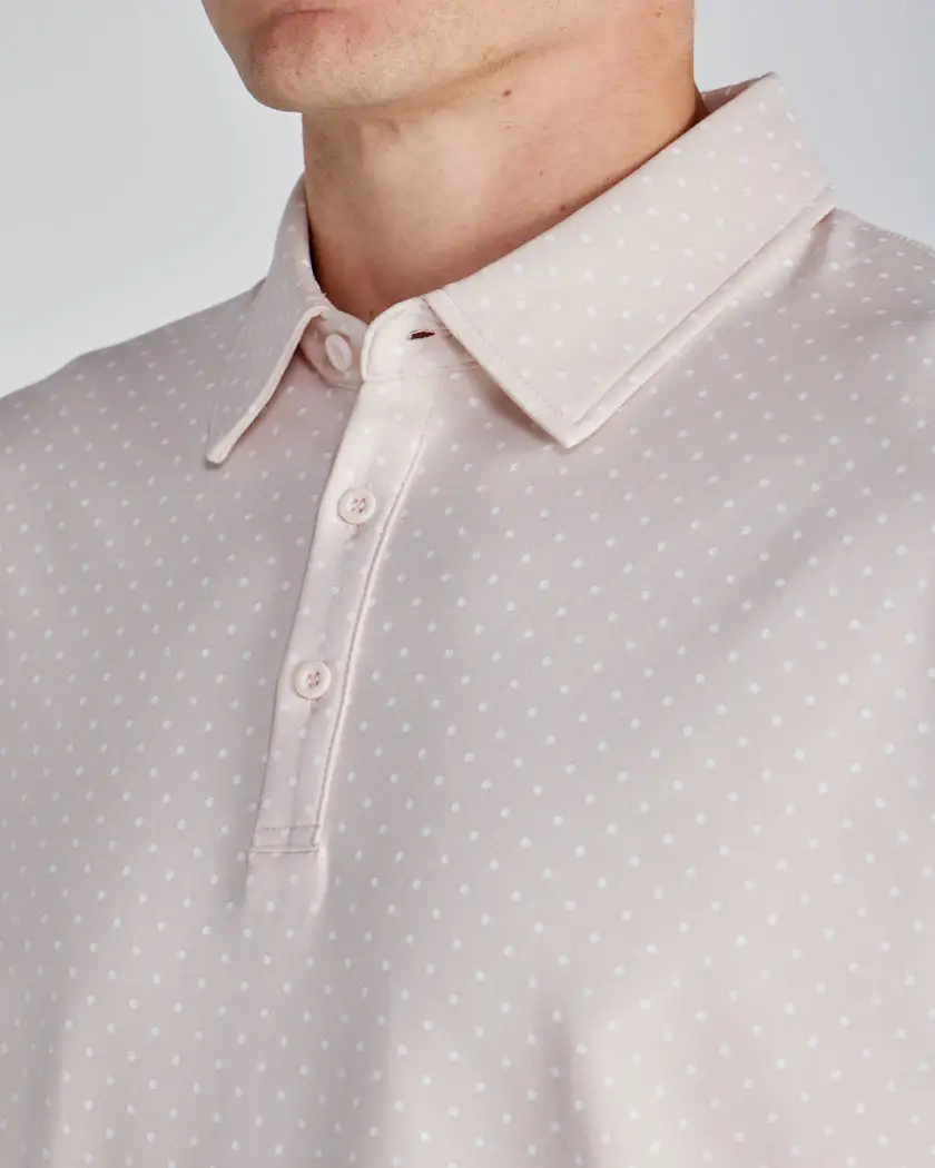Drop-Cut: Lux Dotted Polo