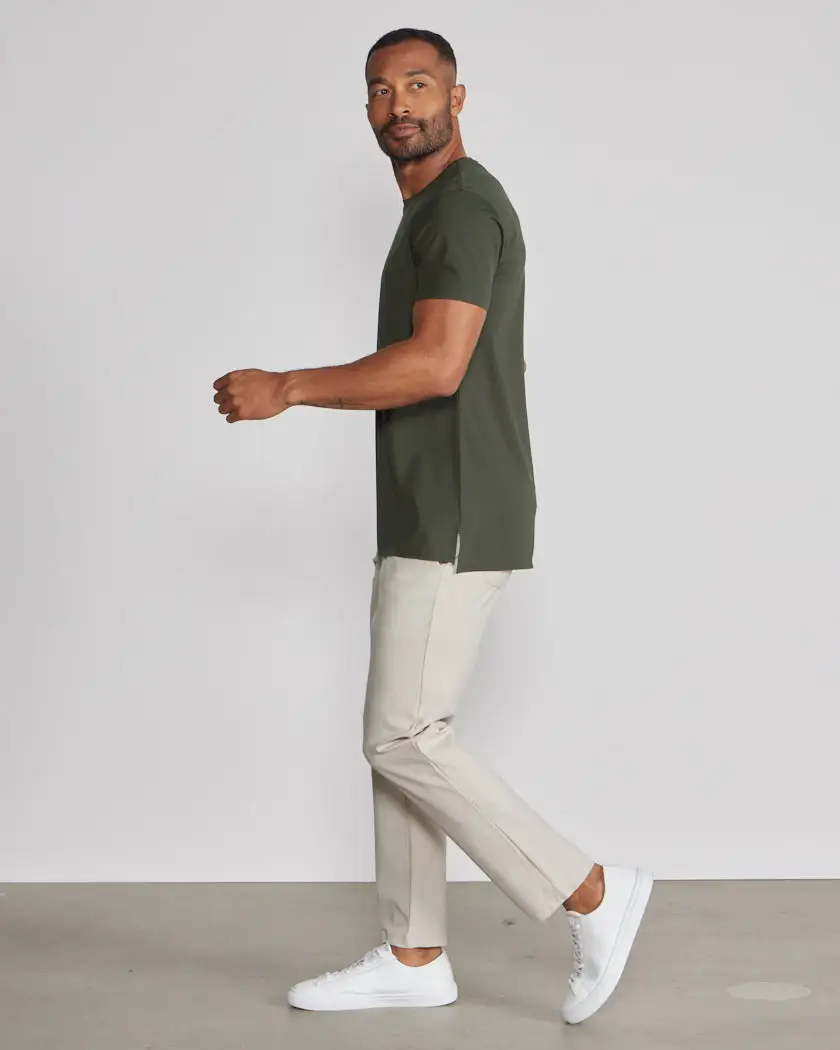 Limitless Short Sleeve Split Hem