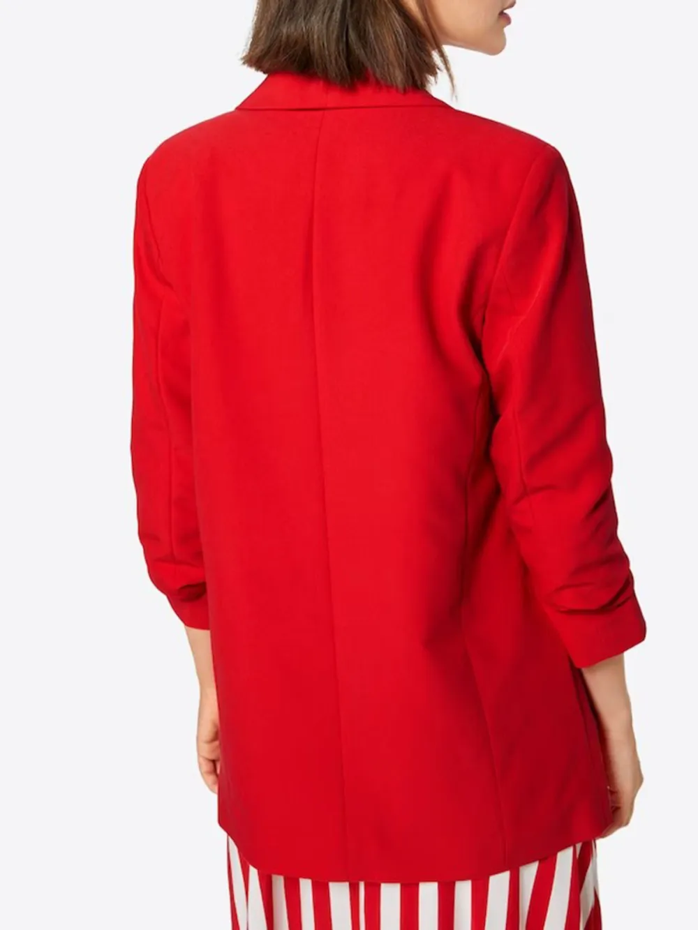 Plain Colored Soft Feel Blazer