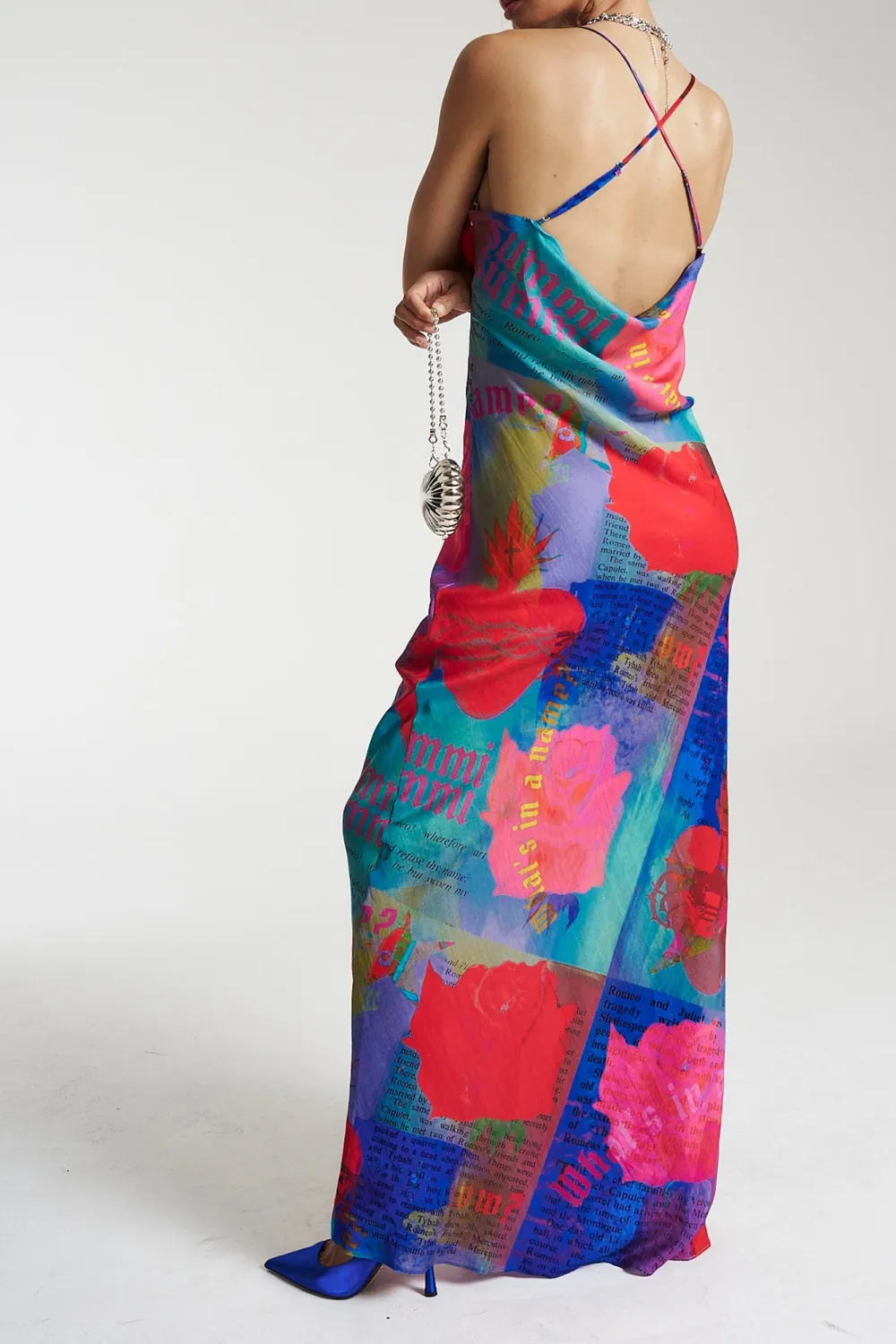 Retro Unique Color-Blocking Sexy Dress