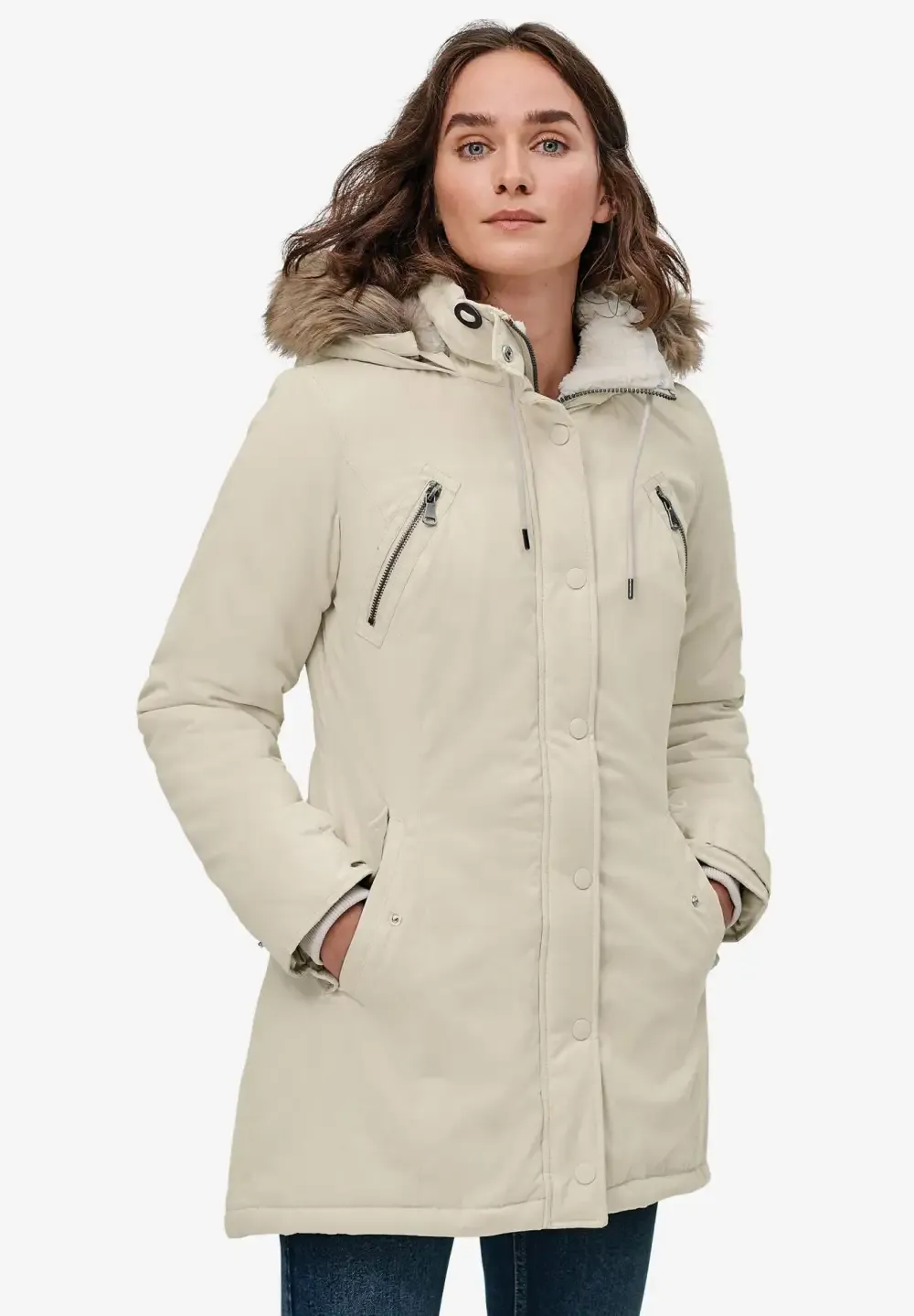 Modern A-line Parka