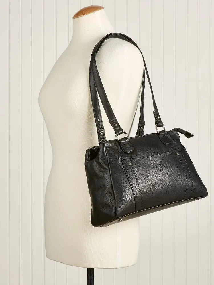 Ella Simone Rockingham Leather Organizer Bag
