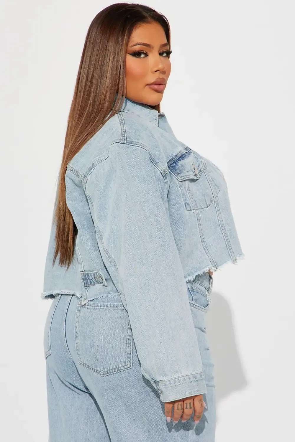 Fly By Night Denim Trucker Jacket - Light Wash