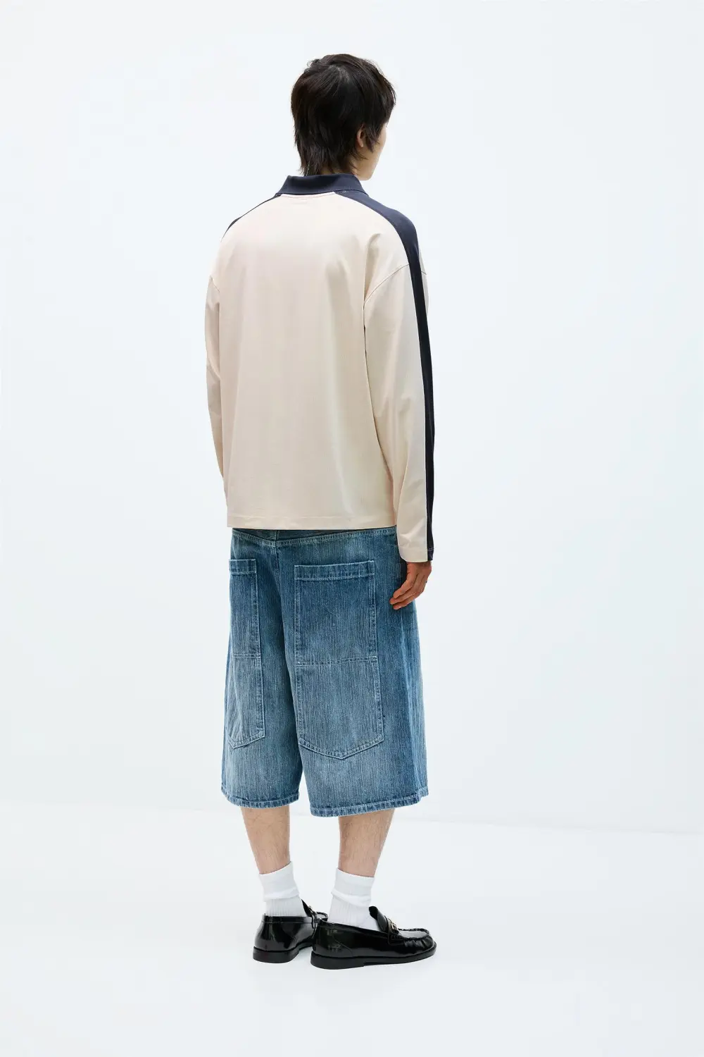 STWD polo collar T-shirt