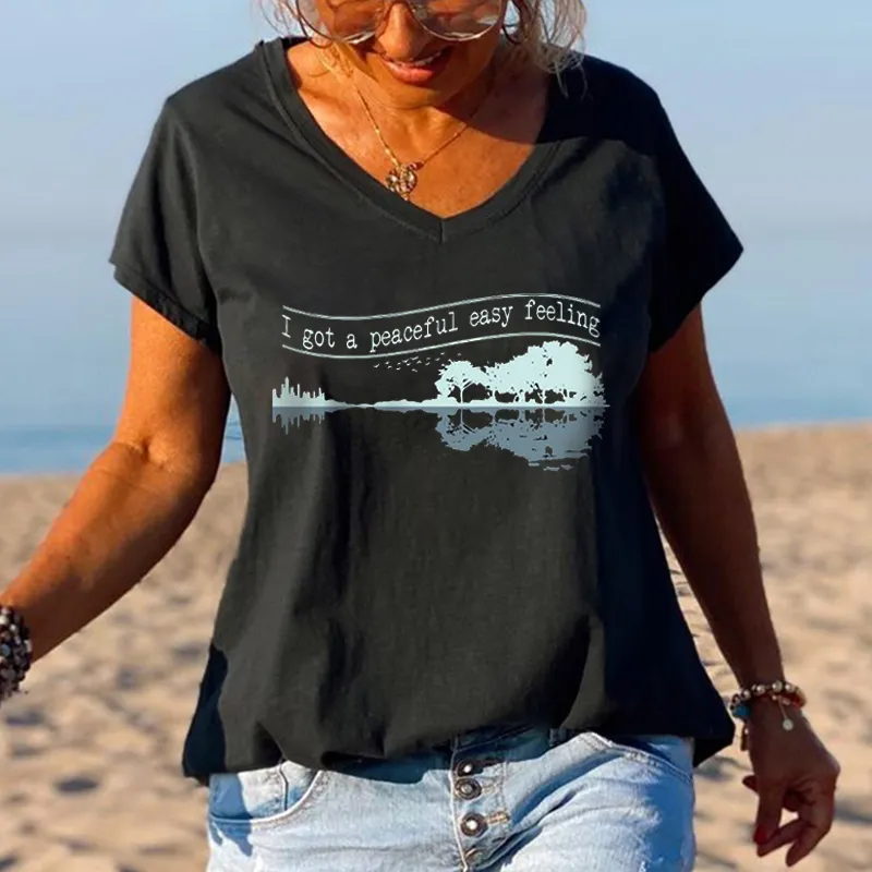 Beautiful Scenery I Got A Peaceful Easy Feeling Graphic Tees