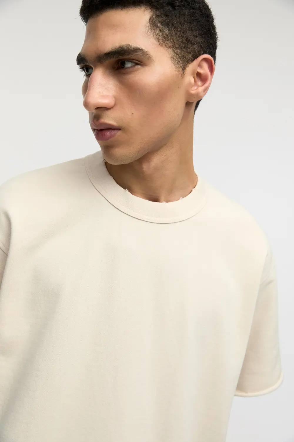 Short sleeve sweatshirt