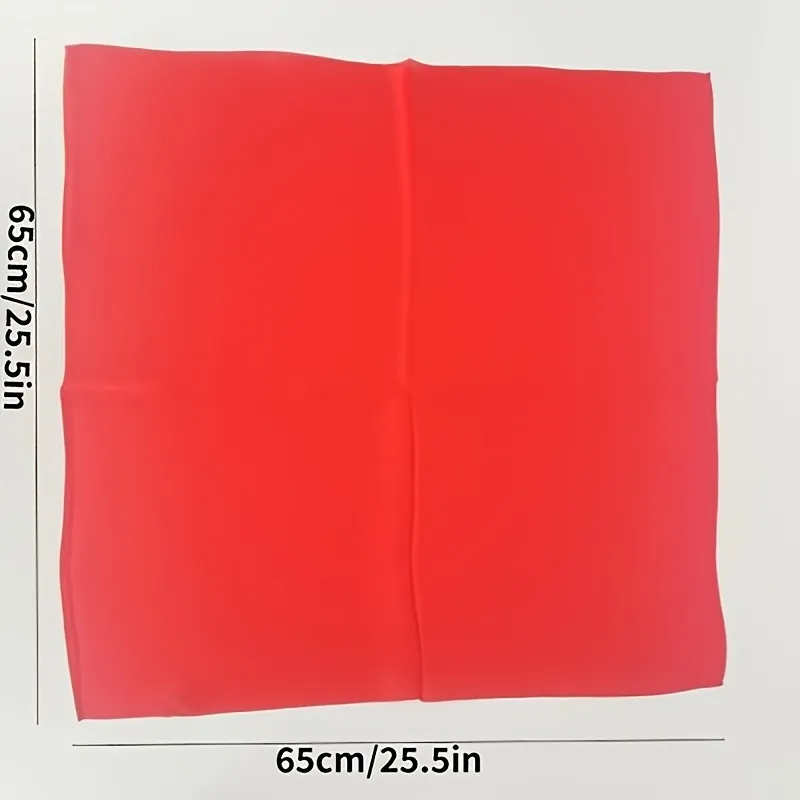 Pure Silk Solid-Color High-End Square Scarf