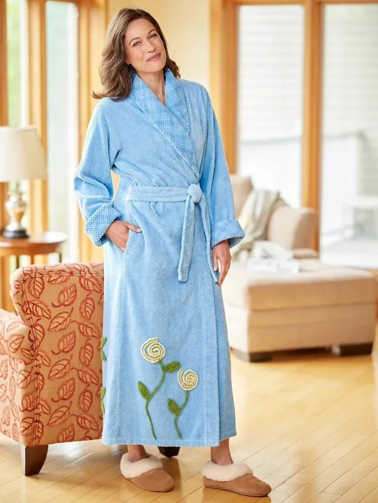 Women's Chenille Garden Slumber Robe