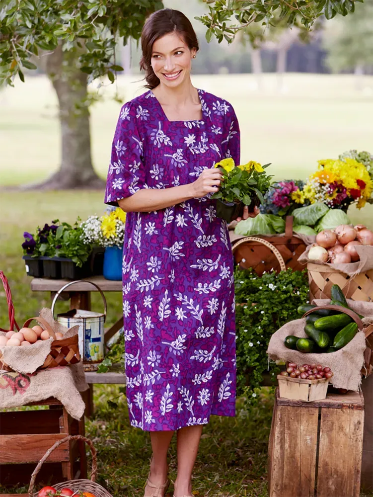 Batik Print Muumuu