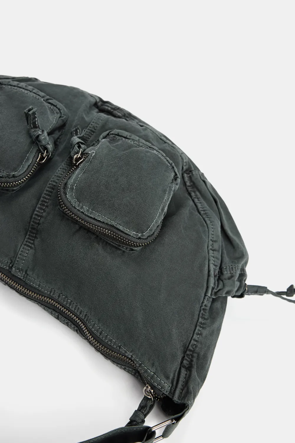 Bolso bandolera canvas bolsillos