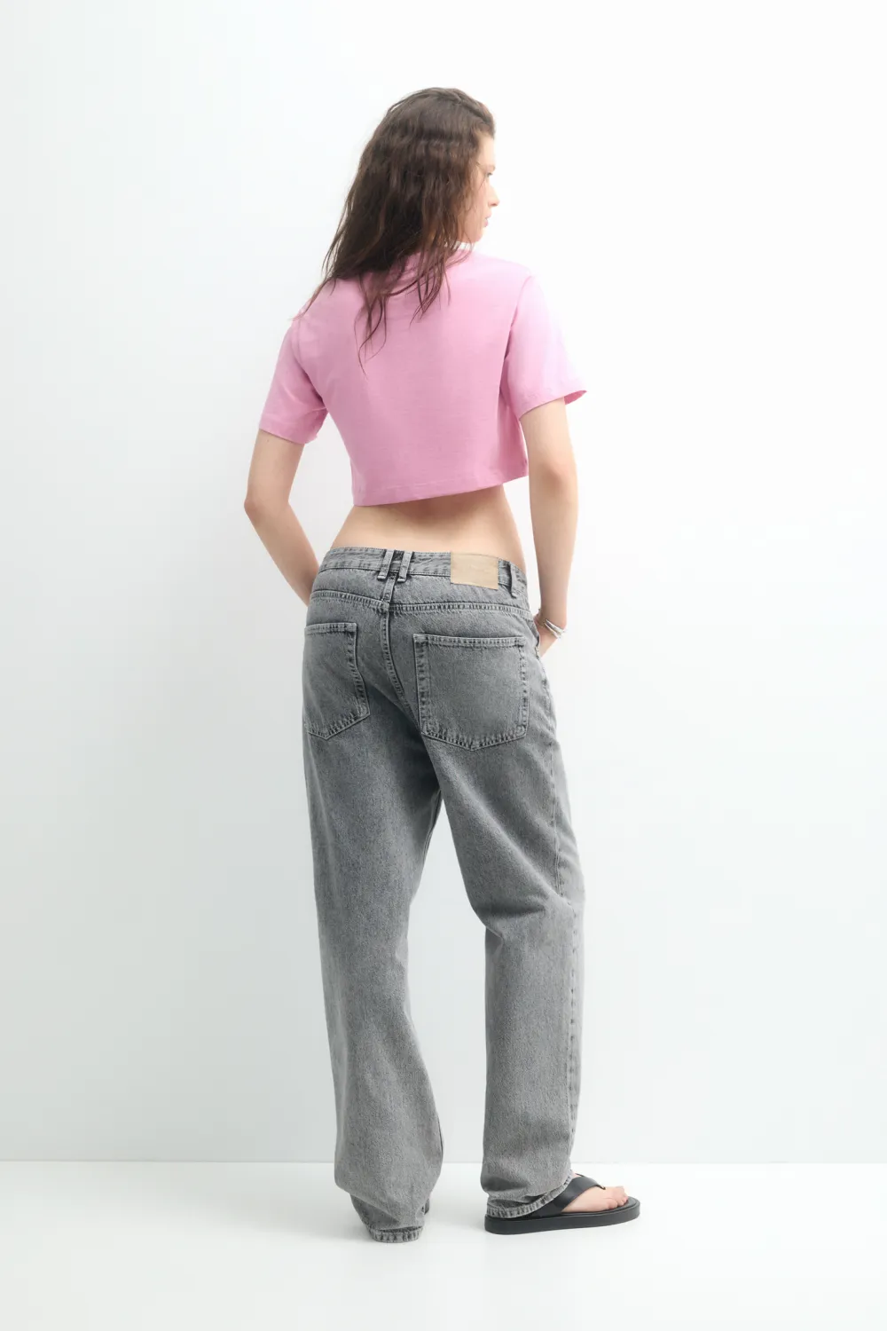 Camiseta cropped básica