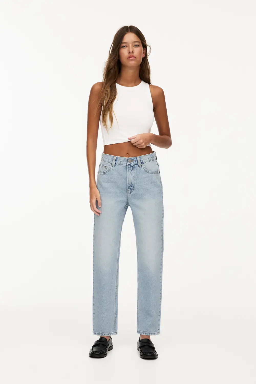 Jeans mom básicos