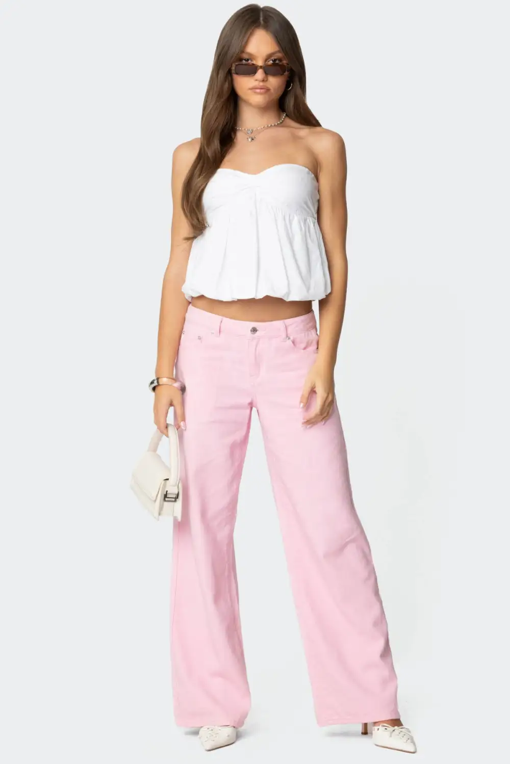 Serina Strapless Bubble Top