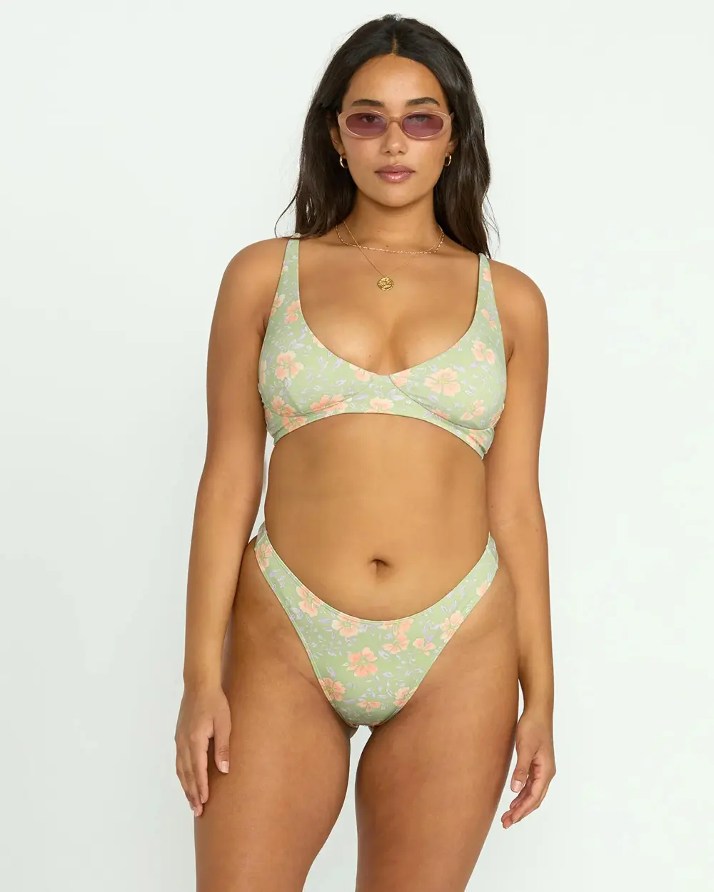 More To Sea Skimpy Hike Bikini Bottom - Pistachio