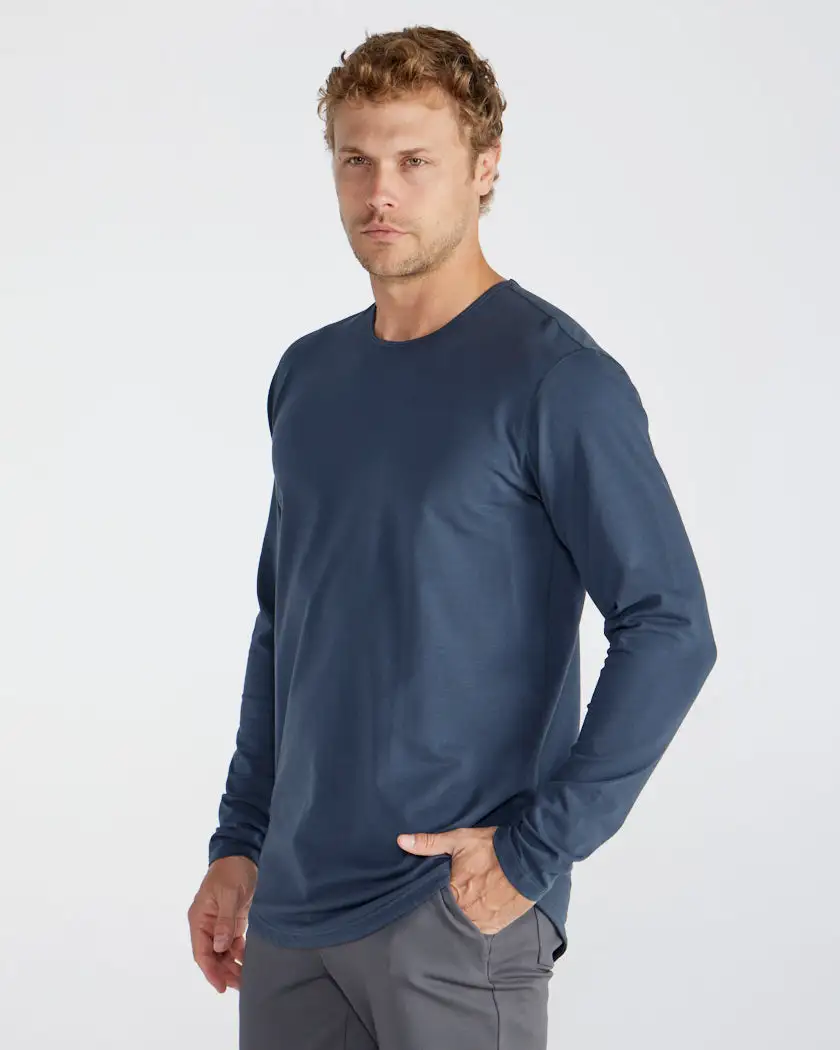 Drop-Cut Long Sleeve: Lux