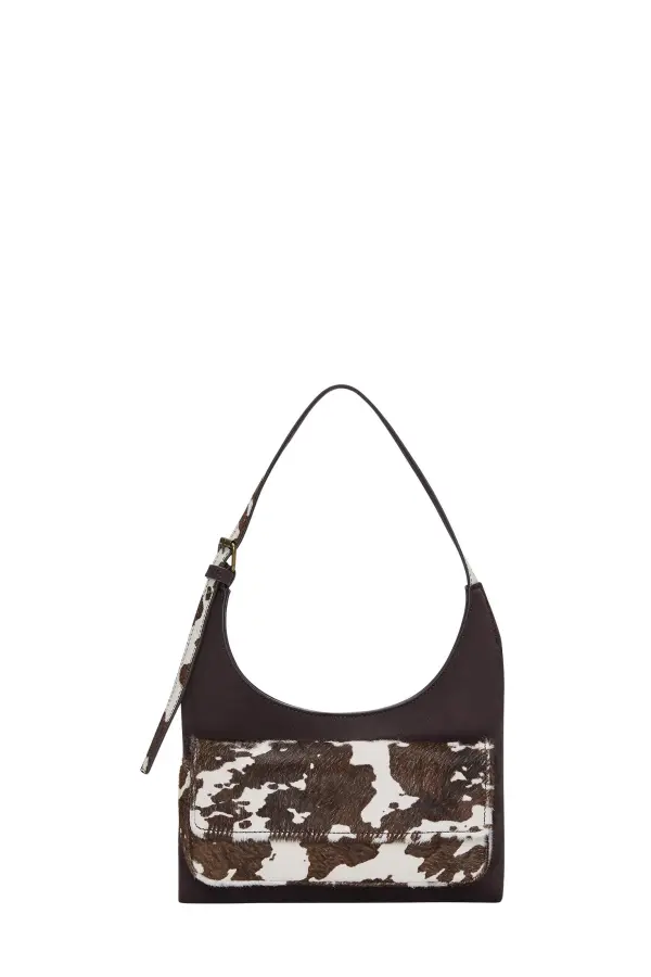 Bolso de hombro animal print