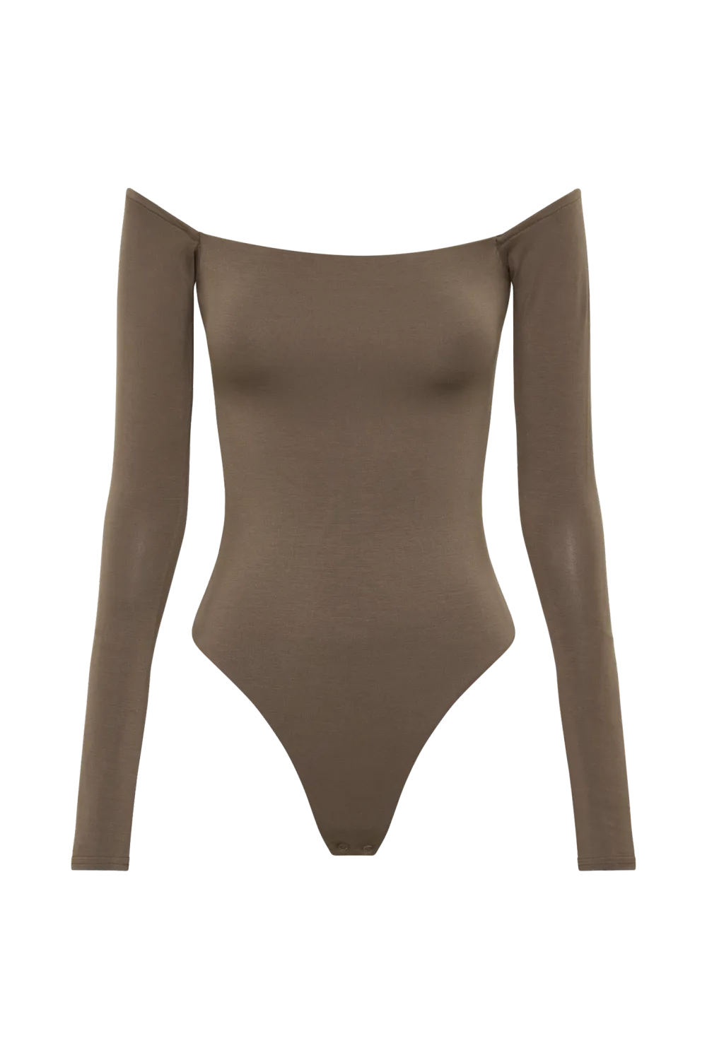 Off Shoulder Long Sleeve Bodysuit