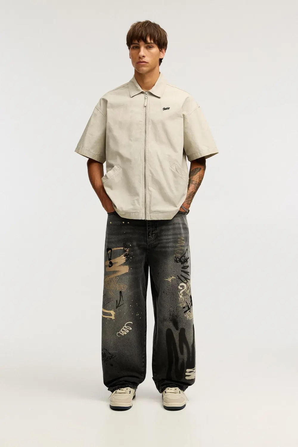 Graffiti skater jeans