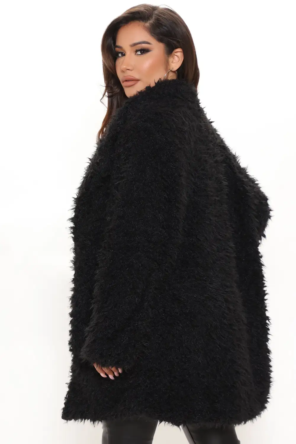 Sugar Daddy Teddy Jacket - Black