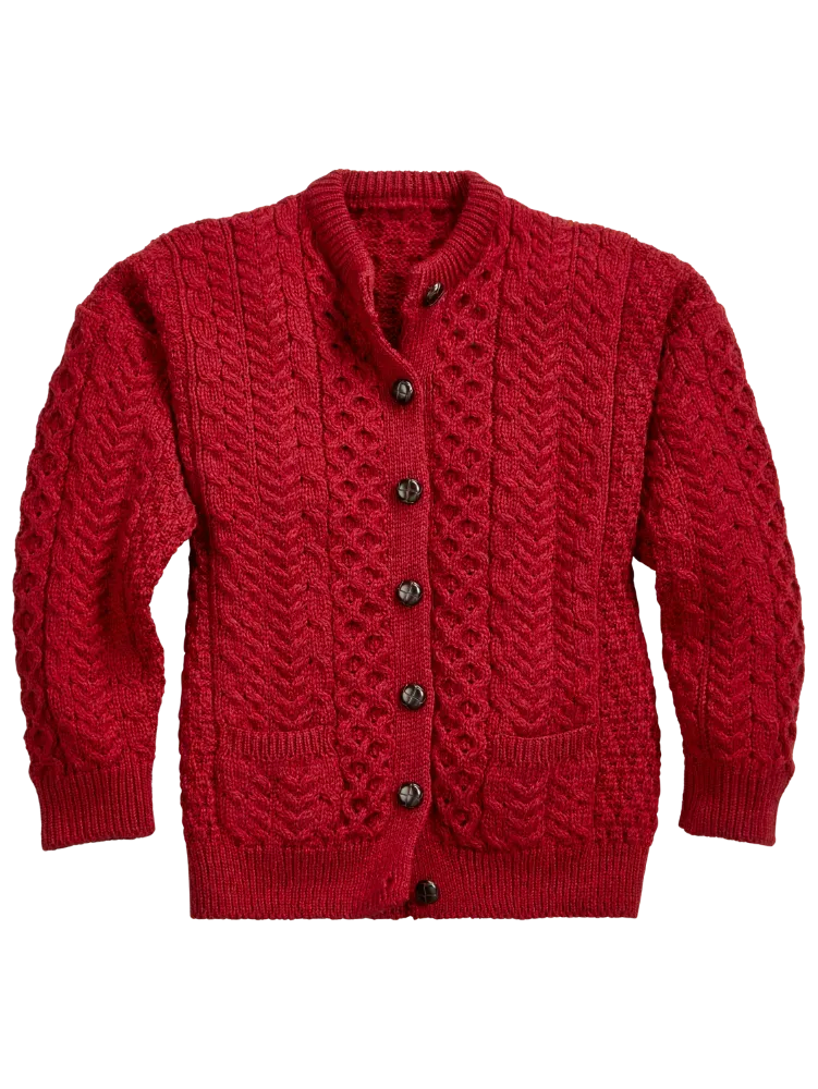 Women's Irish Wool Timeless Cardigan